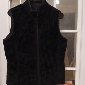 Woman Within Midnight Black Vest